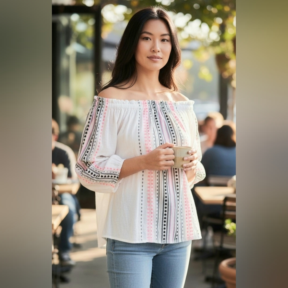 LemlemWomen's Off-Shoulder Striped Top